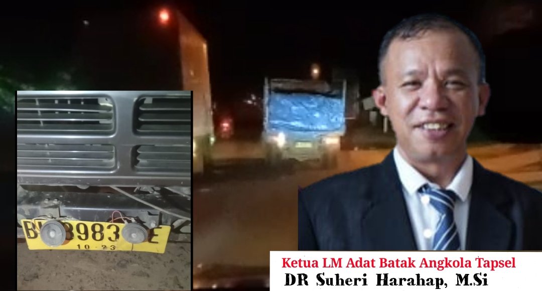 Lolos Angkut Kayu Liar, Ketua Lembaga Adat Batak Angkola Minta Kapolri Evaluasi APH di Tapsel