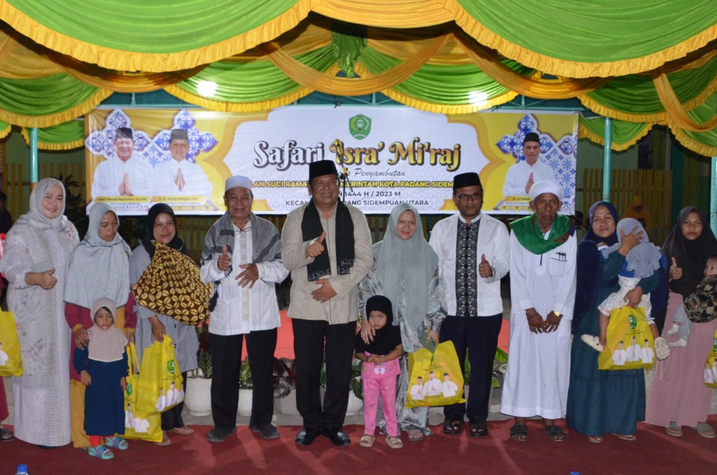 Wali Kota Sidempuan Hadiri Safari Isra Mi\'raj di Kelurahan Timbangan