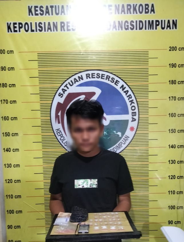 Edarkan Sabu 9.52 Gram, Warga Losung Sidempuan Dibekuk Polisi