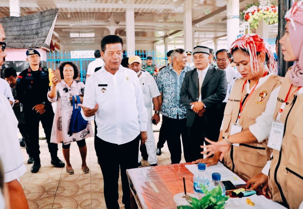 Tinjau Pilpanag Serentak, Bupati Simalungun: Yang Menang Mari Membangun