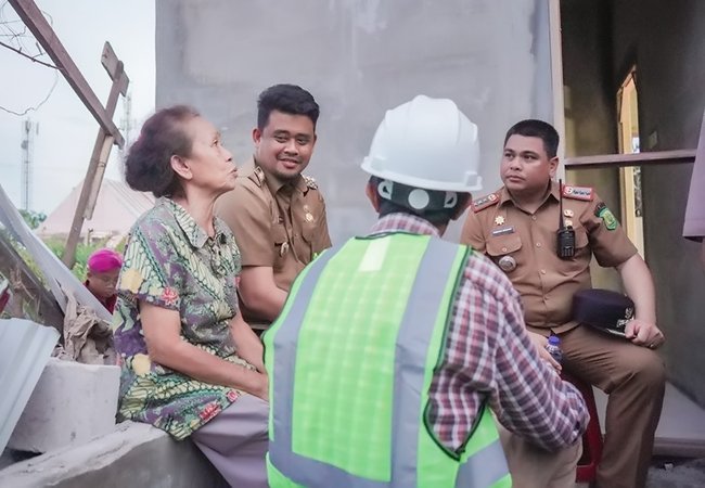 Rumah Warga Direnovasi, Kinerja Bobby Nasution Diapresiasi