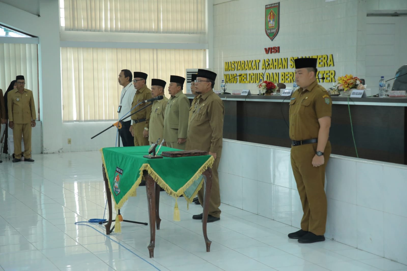 Sekda Ambil Sumpah/Janji 123 PNS Formasi 2019 dan 2021 di Lingkungan Pemkab Asahan