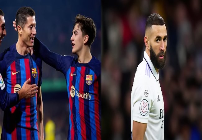 Top Skor Liga Spanyol: Lewandowski di Puncak, Benzema Membayangi