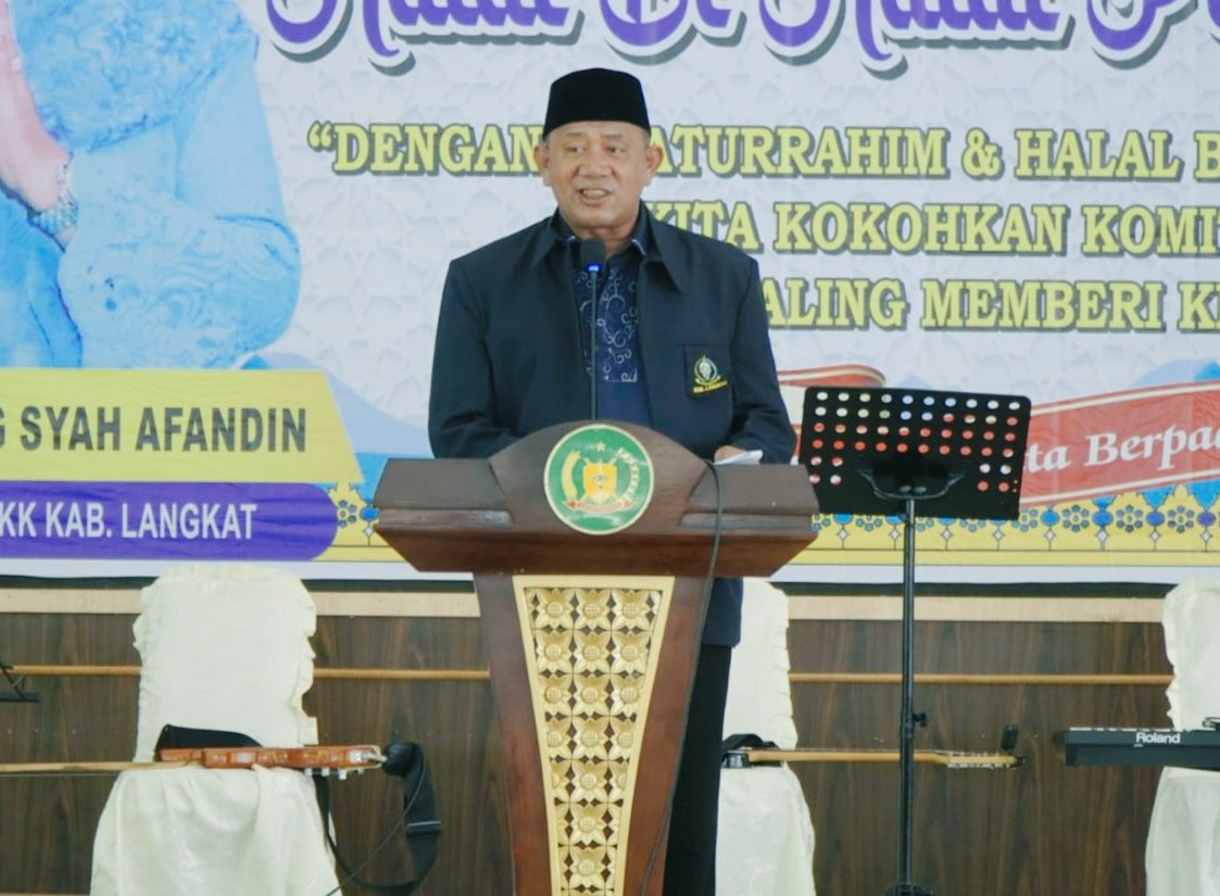 Hadiri Pengukuhan LPTQ, Syah Afandin Minta Jaga Kondusifitas Langkat