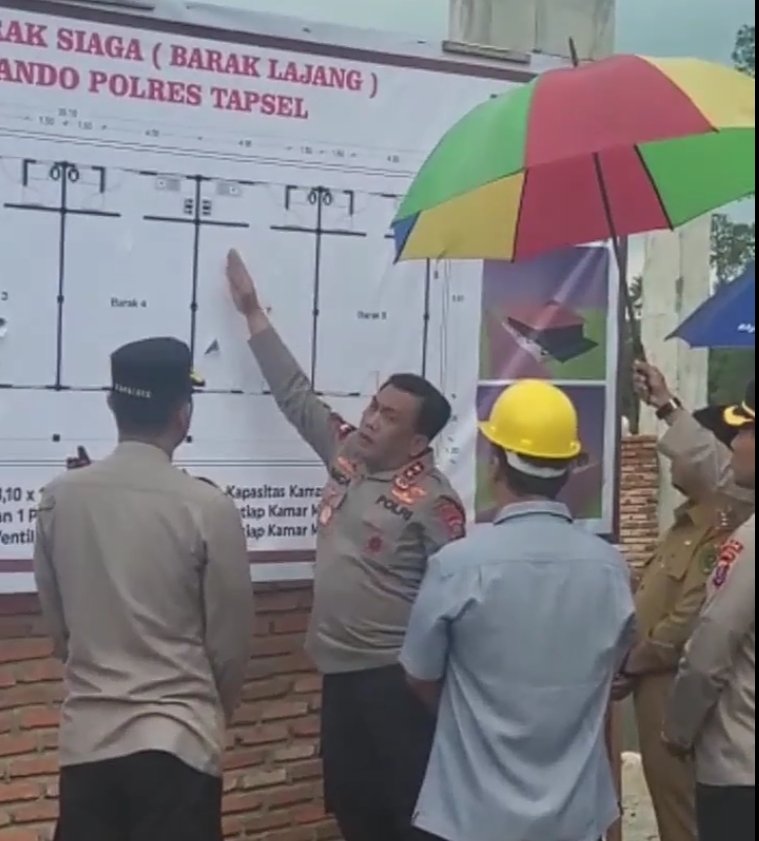 Kapoldasu Resmikan Rumah Dinas Brimobdasu dan Tinjau Pembangunan Mako Polres Tapsel