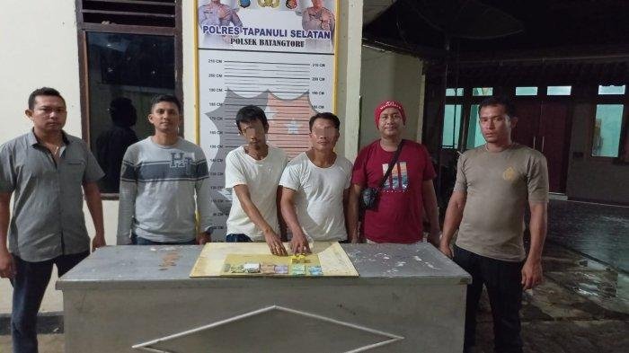 Polsek Batang Toru Jaring Dua Pelaku Judi Saat Ops Pekat Toba 2023
