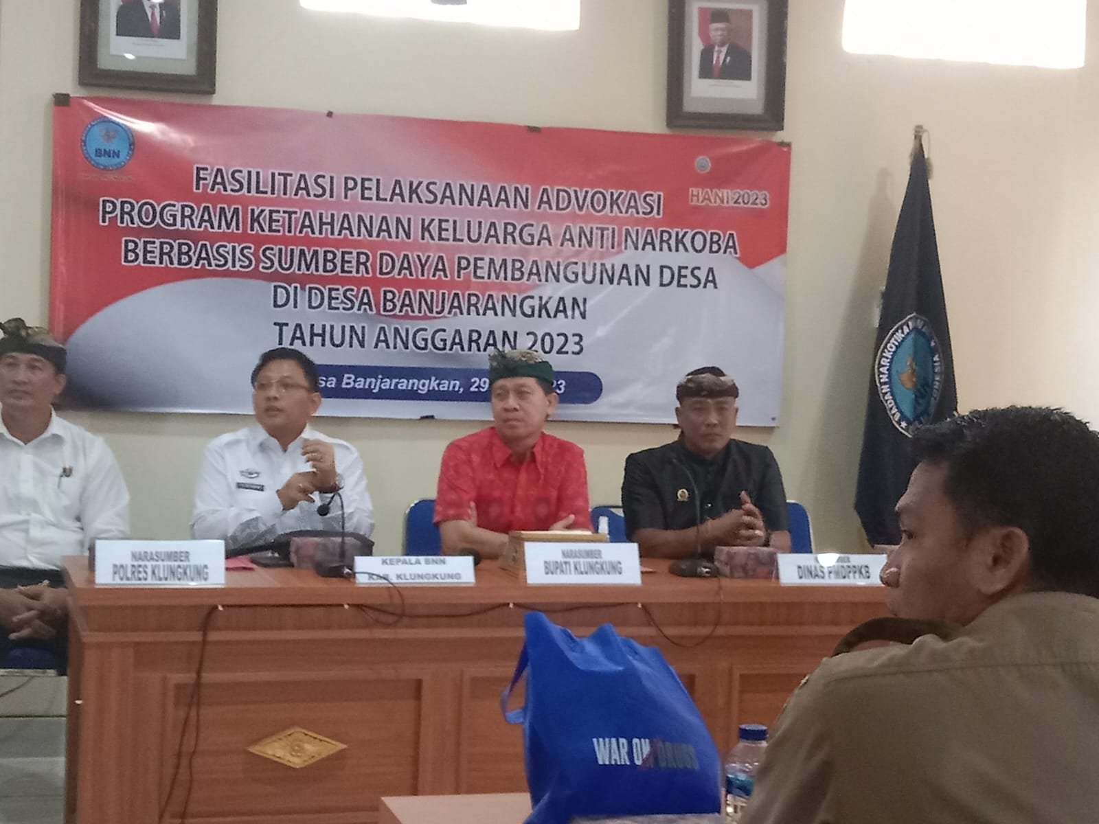 Pemdes Banjrangkan Nyatakan Siap Perang Lawan Narkoba