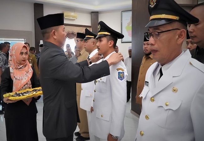 Sekda Langkat Lantik 79 Pejabat Eselon Jajaran Pemkab