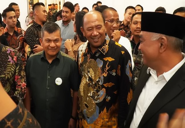 Plt Bupati Langkat Hadiri Pelantikan Pengurus MES Sumut
