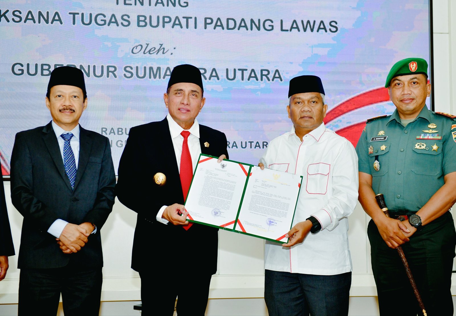 Ahmad Zarnawi Pasaribu Kembali Jabat Plt Bupati Palas