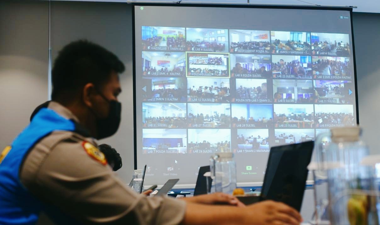 Polri Terapkan CAT Untuk Monitoring Seleksi Penerimaan Calon Anggota