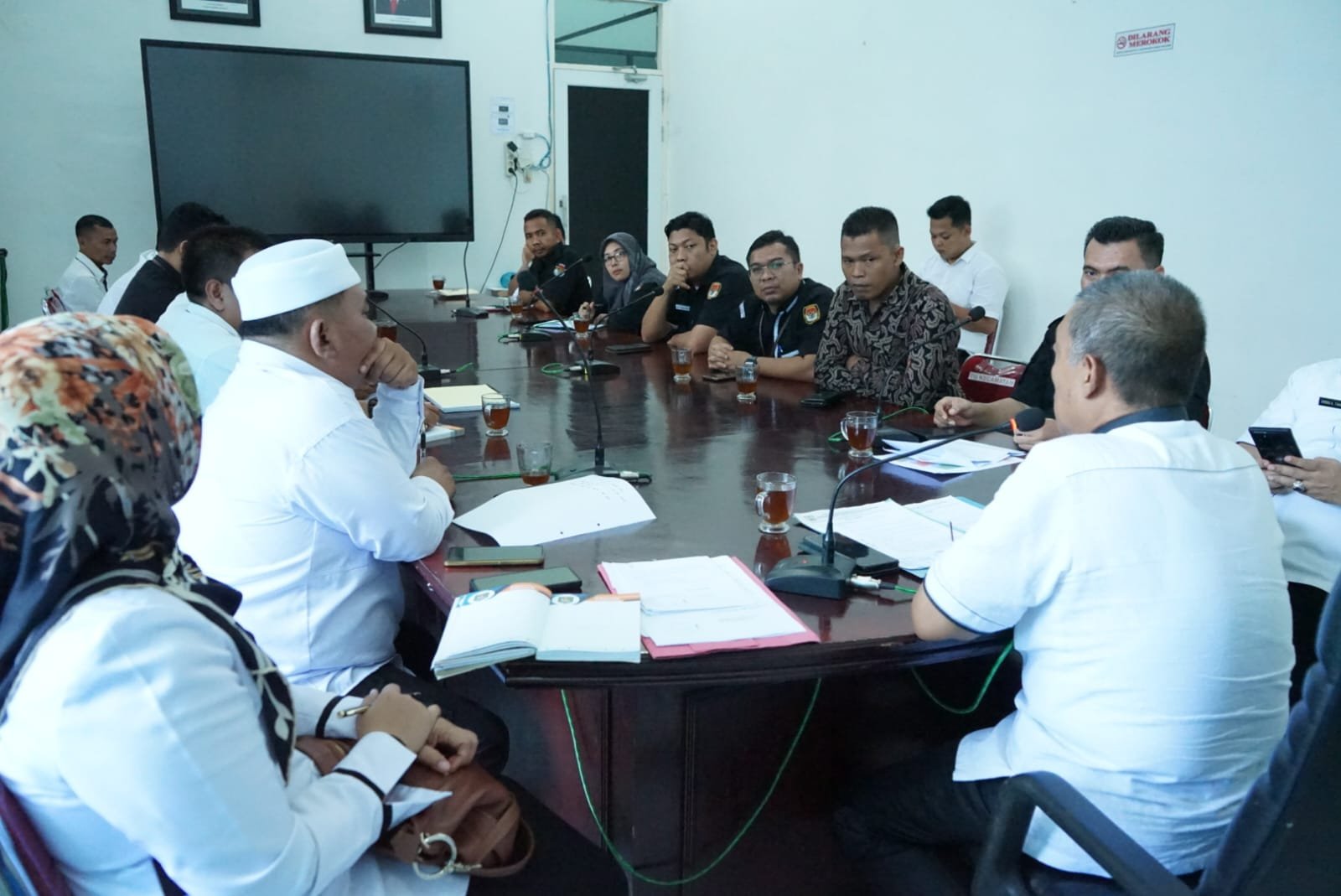 Bupati Asahan Terima Audiensi KPU