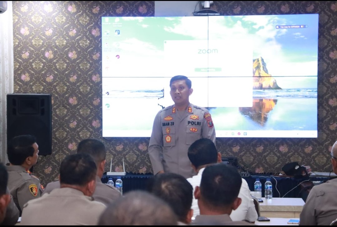 Taklimat Akhir Audit Kinerja Itwasda Poldasu, Ini Pesan Kapolres Tapsel