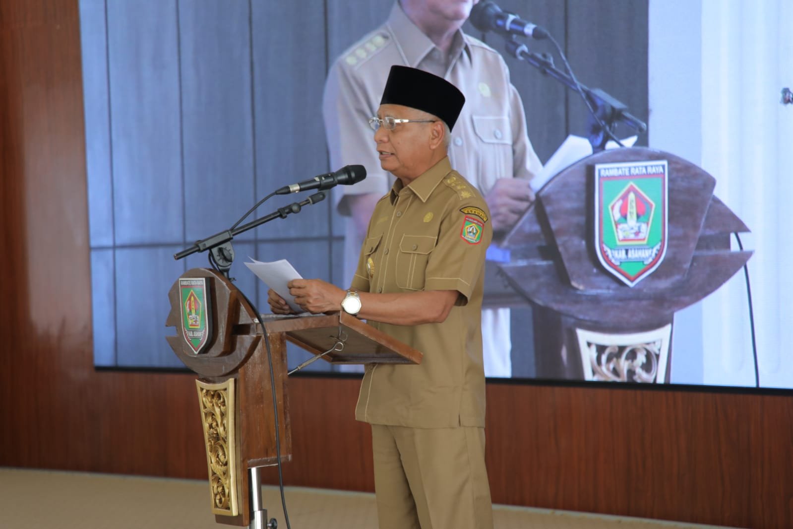 Bupati Asahan Buka Manasik Haji Akbar Pemkab 1444 H/2023 M
