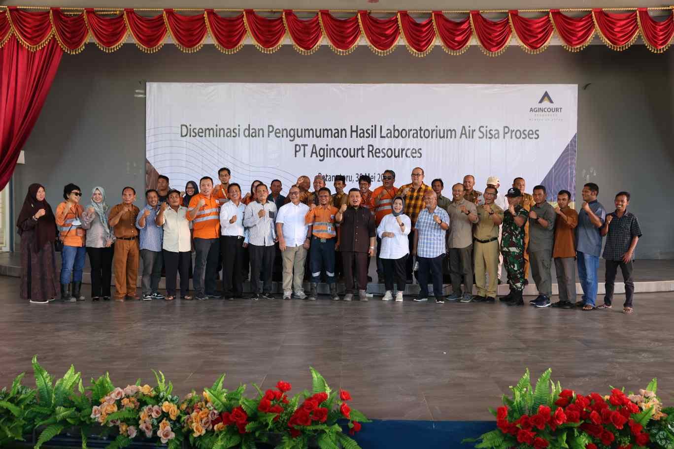 PT AR Tambang Emas Martabe Berhasil Tingkatkan Kualitas Air Sungai Batangtoru