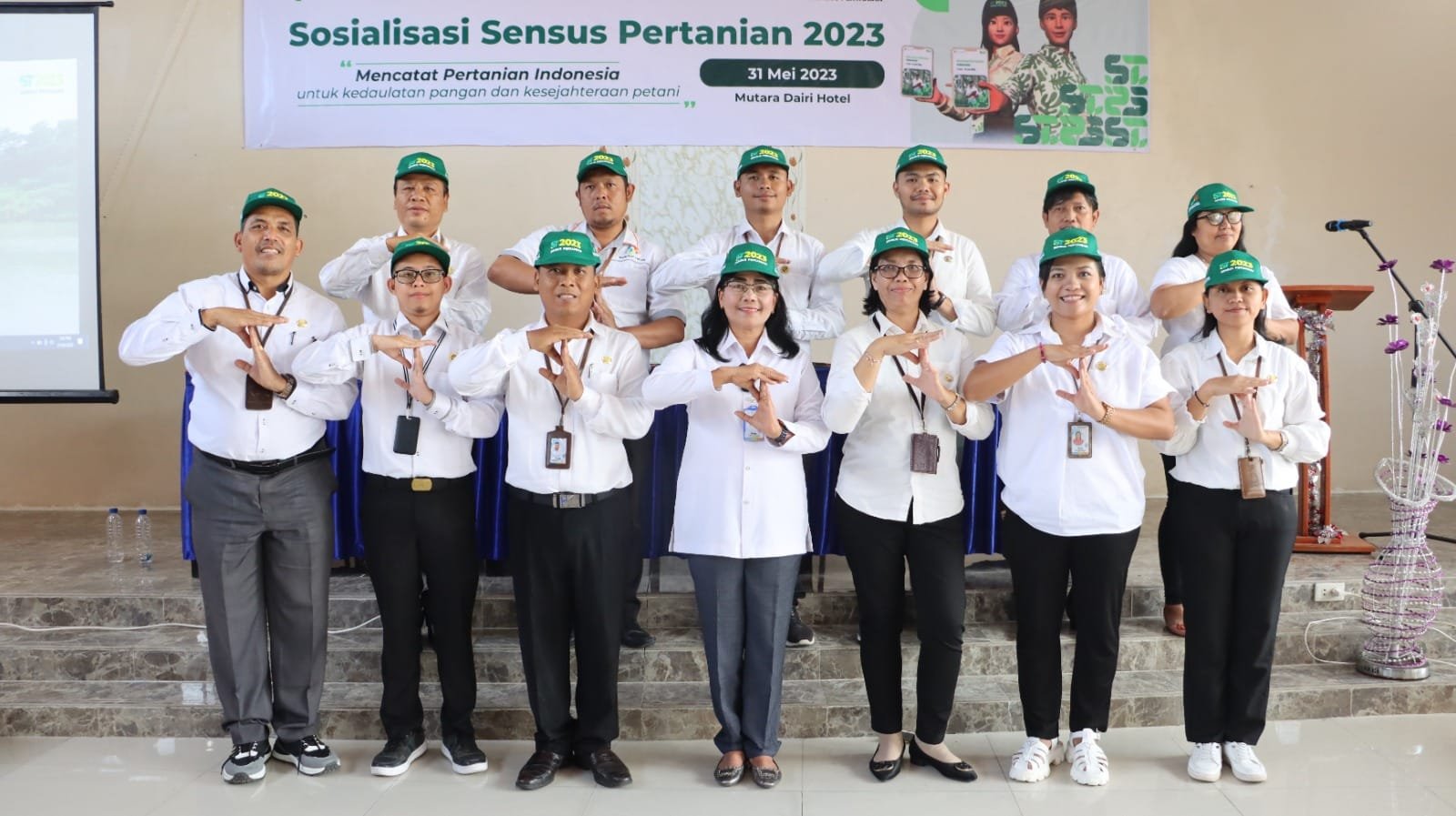 BPS Dairi Gelar Apel Siaga Jelang Sensus Pertanian 2023