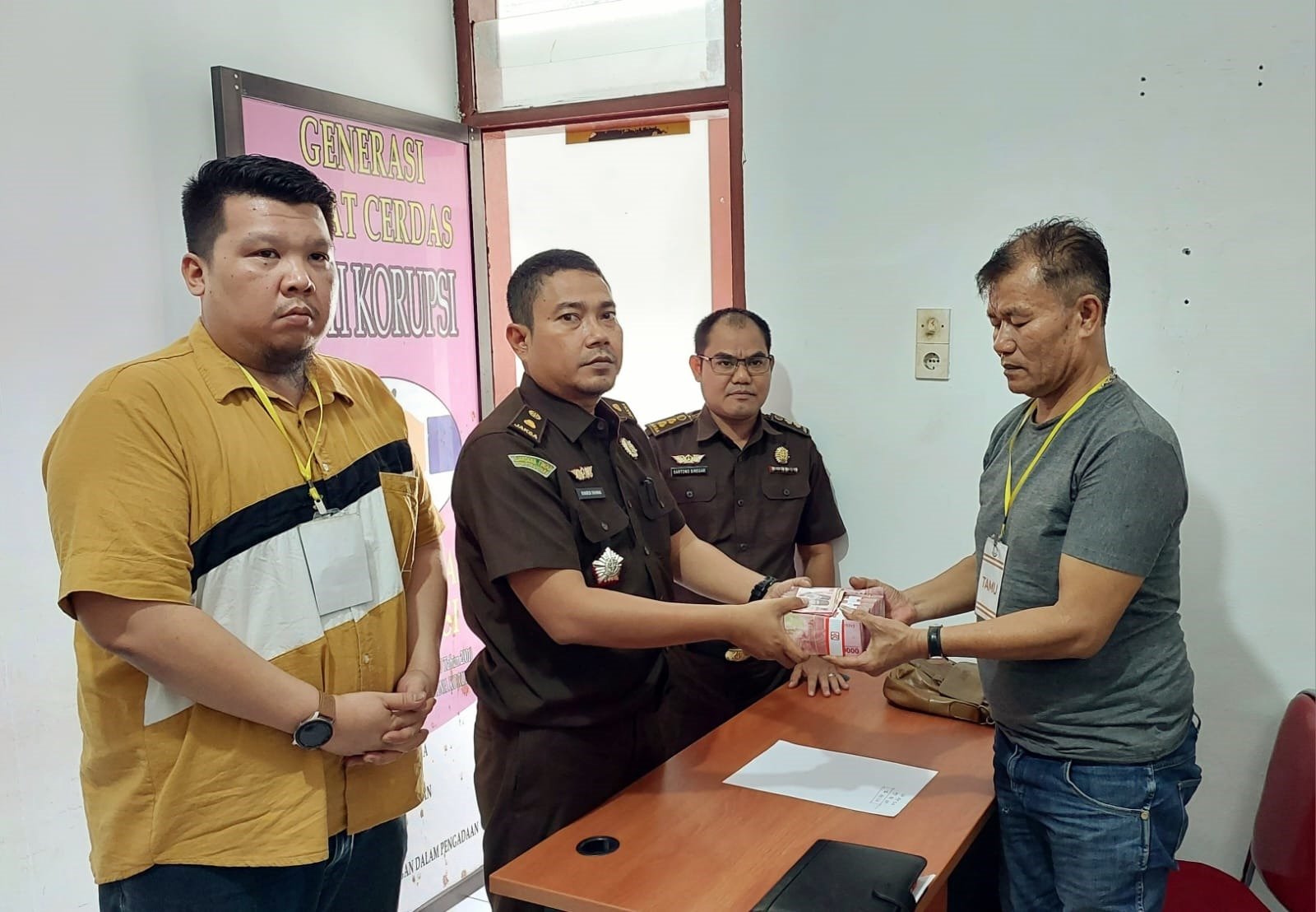 Kejari Psp Terima Titipan Uang Kasus Dugaan Tipikor Disdik Provsu