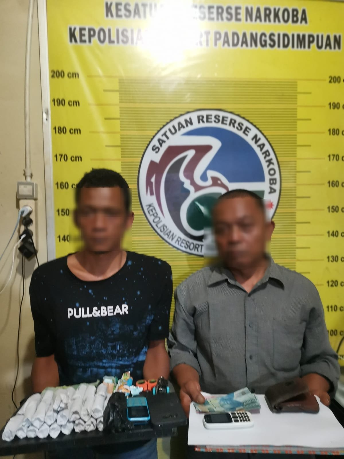 Dua Pria Pengedar dan Bandar Narkoba di Padang Sidempuan Diringkus Polisi