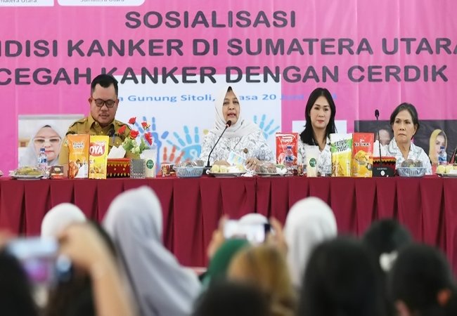Sosialisasi Kanker di Nias, Masyarakat Diminta Jangan Takut Periksa dan Berobat