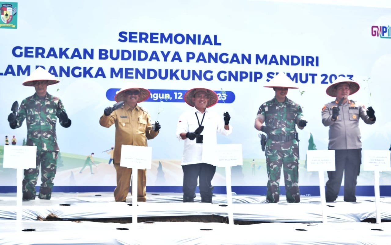 Wakil Bupati Simalungun Hadiri Seremonial Gerakan Budidaya Pangan Mandiri 2023