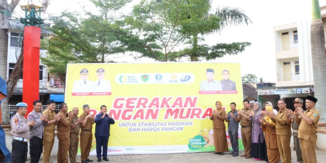 Tekan Laju Inflasi, Bupati Tapsel Hadiri Launcing GPM Serentak