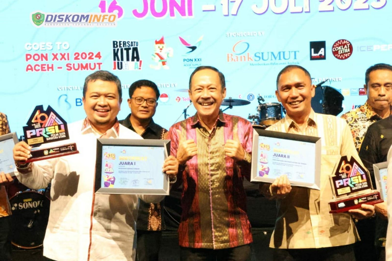 Tapsel Sabet 2 Juara Sekaligus di Event PRSU Ke-49 Tahun 2023