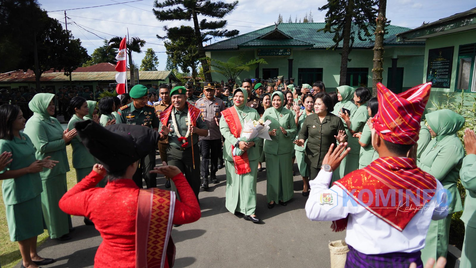 Bupati Karo Sambut Kunker Danrem 023/KS