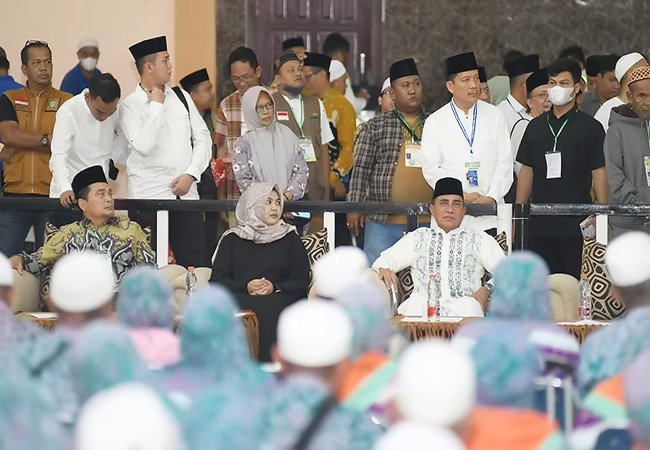 Jemaah Haji Kloter 1 Asal Sumut Tiba