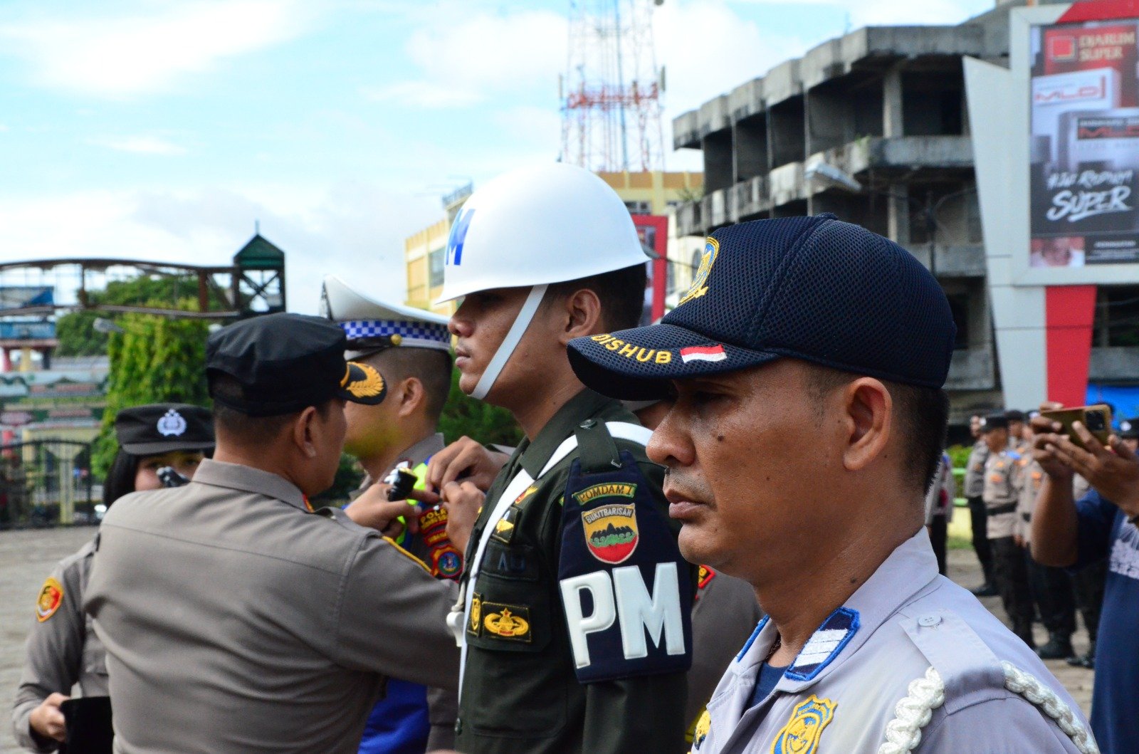 Wakil Wali Kota P.sidimpuan Hadiri Apel Gelar Pasukan Operasi Patuh Toba 2023.