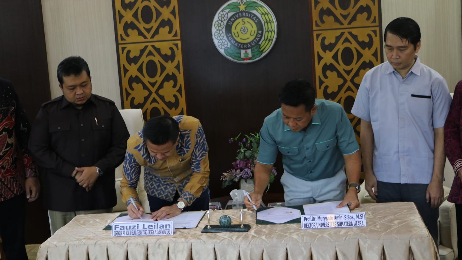 PT. NSHE - USU MoU Pengembangan Proyek PLTA Batangtoru Berkelanjutan