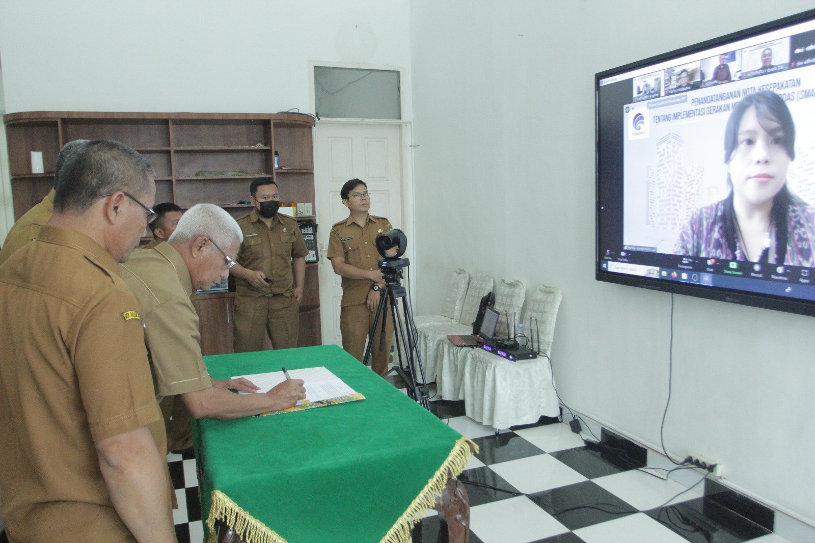 Bupati Asahan Tandatangani Nota Kesepakatan Dengan Kementerian Kominfo RI