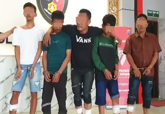 Polisi Tembak 5 Perampok Bersenpi di Medan, Satu Ditembak Mati