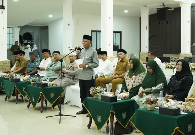 Pemkab dan Forkopimda Asahan Sambut Kepulangan Jama\'ah Haji Kloter 14