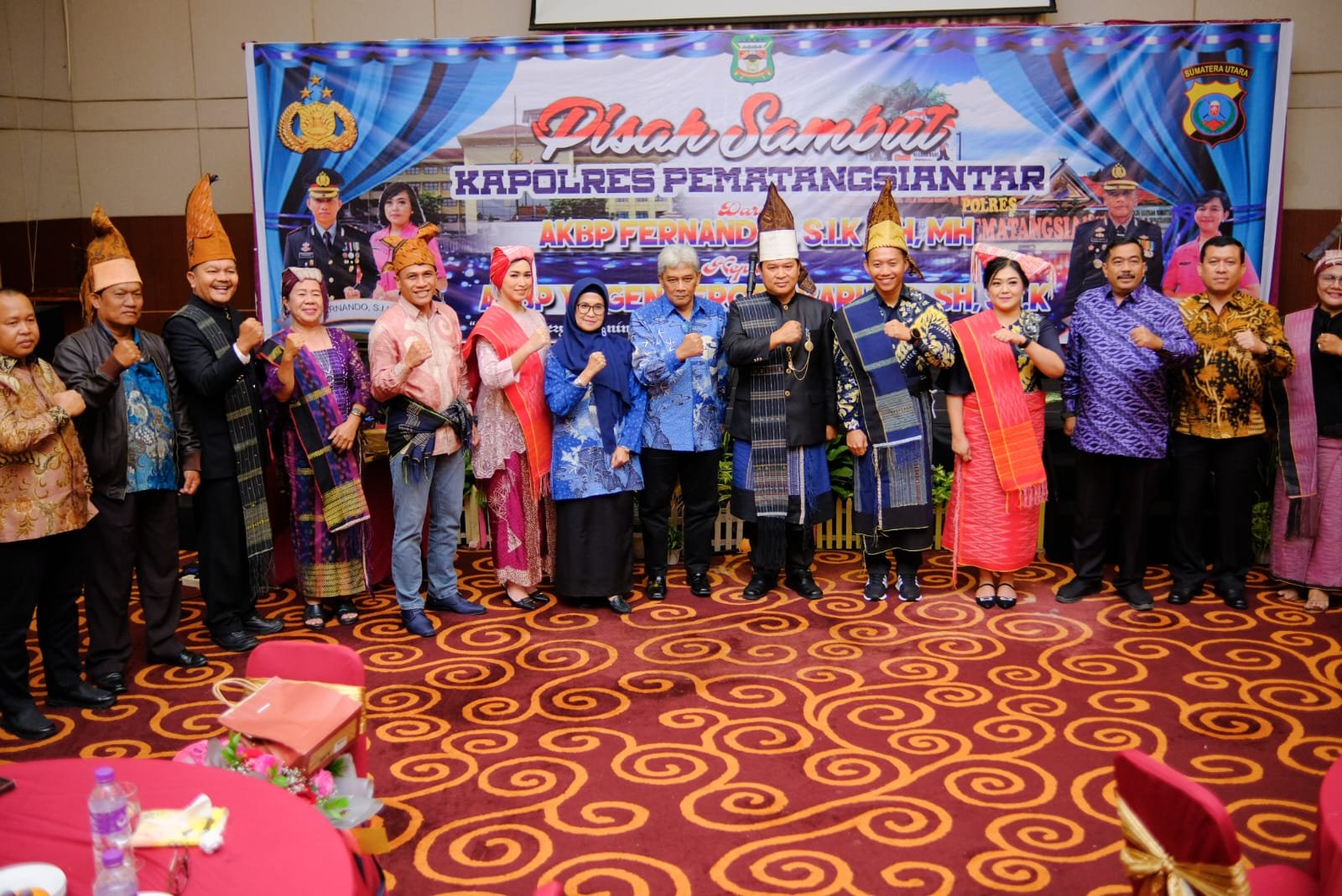 Bupati Karo Hadiri Pisah Sambut Kapolres