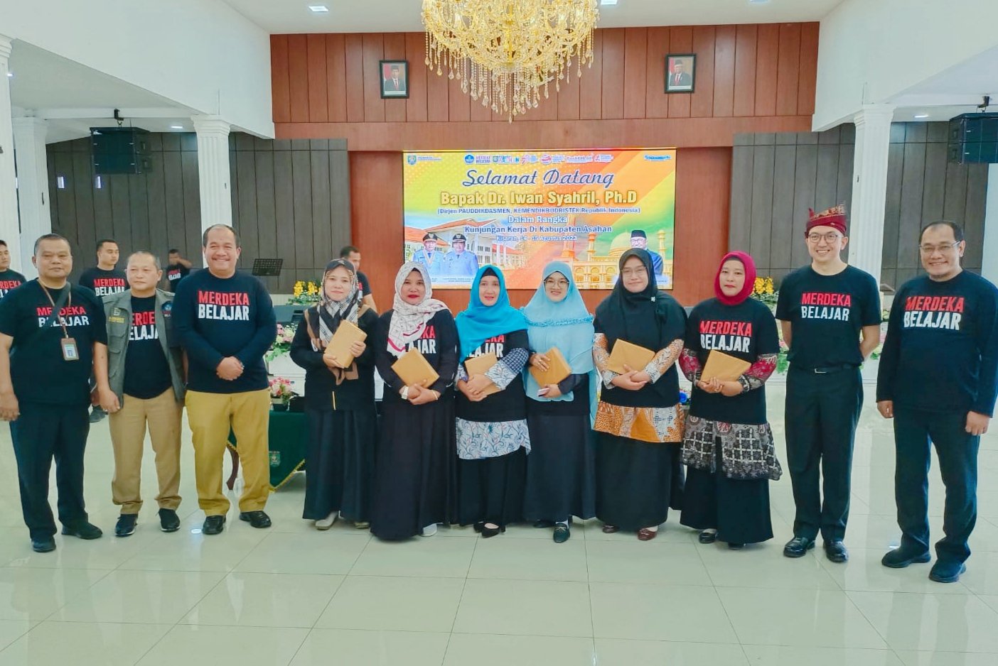 Wabup Asahan Terima Kunker Dirjen PAUD-Dikdasmen Kemendikbud Ristek