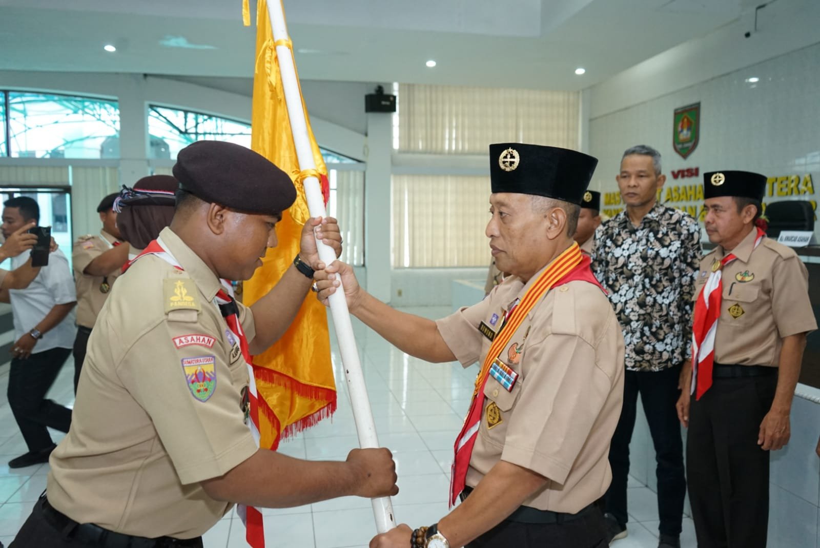 Kontingen Raimuna Nasional Asahan ke XII Dilepas