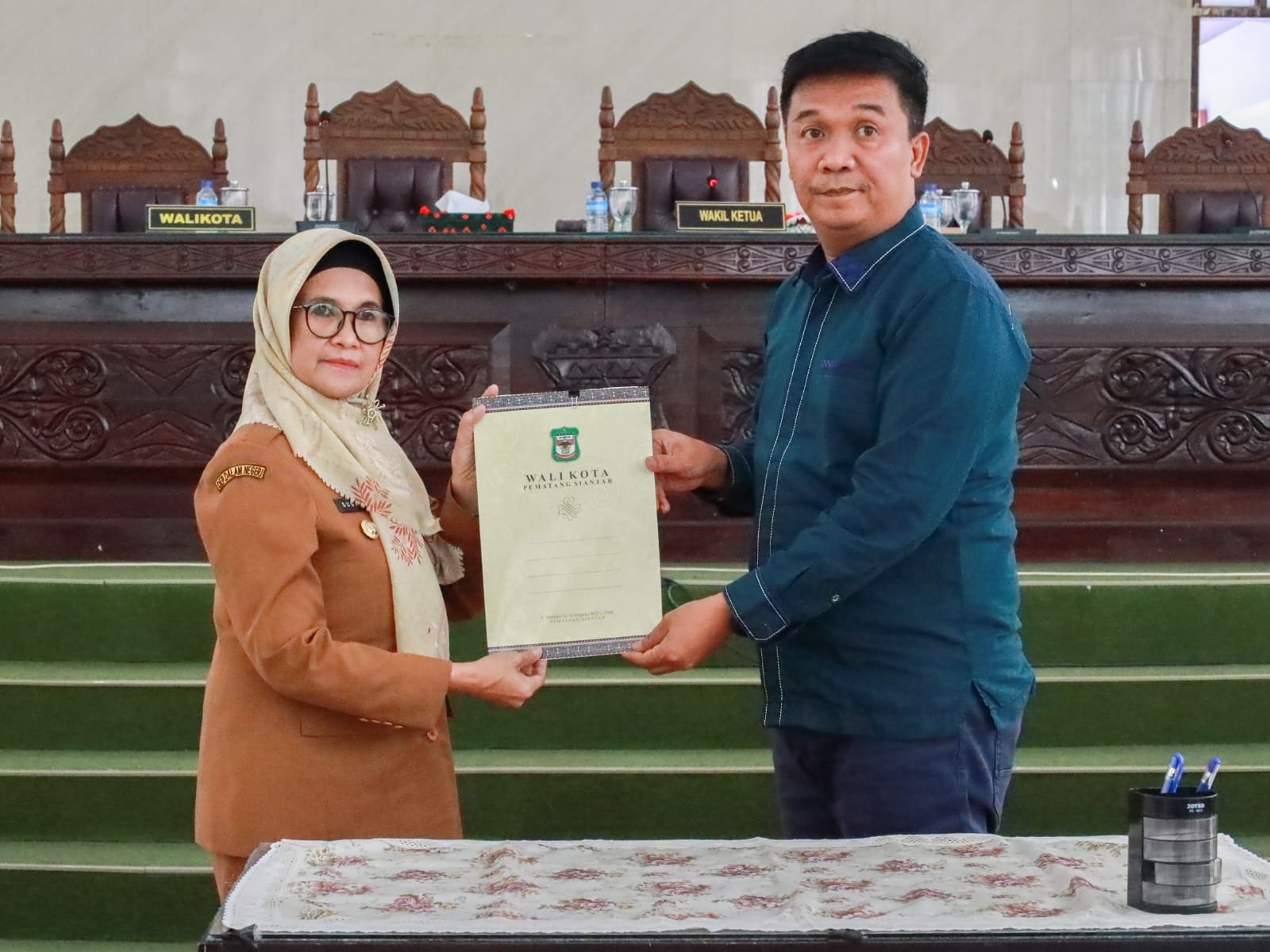 Wali Kota Siantar Hadiri Penutupan Rapat Paripurna Ill DPRD 2023