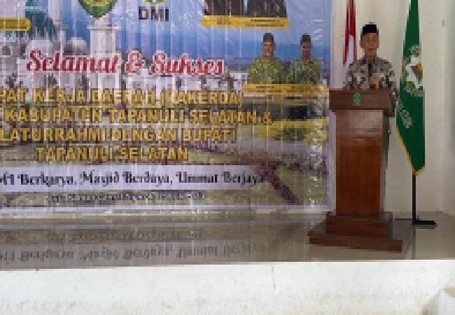 Buka Rakerda DMI, Bupati Ajak Pengurus Bersinergi Wujudkan Pembangunan di Tapsel