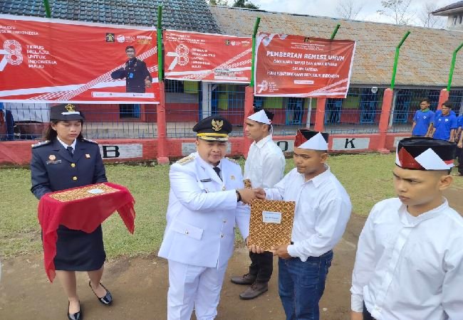 106 WBP Rutan Sipirok Dapat Remisi, 1 Orang Bebas di HUT RI Ke-78