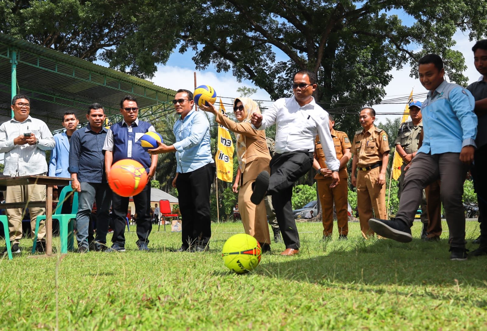 Wali Kota Siantar Membuka Kompetisi Onan Fest 2023 di Sport Center Universitas HKBP Nomensen