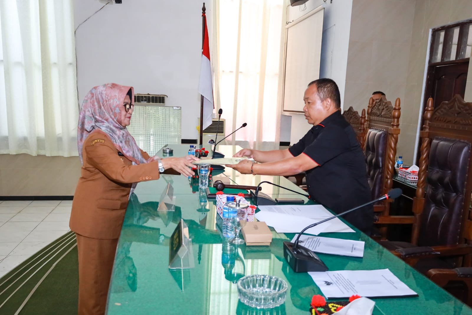 Wali Kota Siantar Menyampaikan Nota Jawaban Atas Tanggapan Dalam Bentuk Pemandangan Umum Fraksi DPRD
