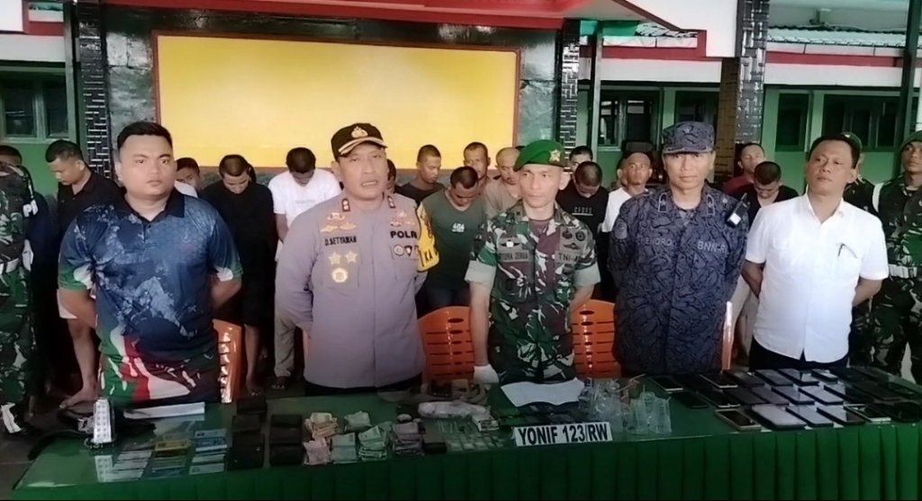 Yonif 123/Rw Grebek Pesta Sabu, Kapolres Psp: