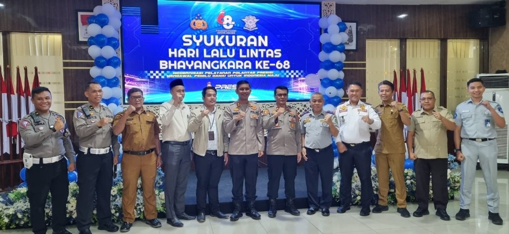 Sambut HUT Lantas Ke 68 Tahun dengan Giat Syukuran, Ini Harapan Kapolres Tapsel