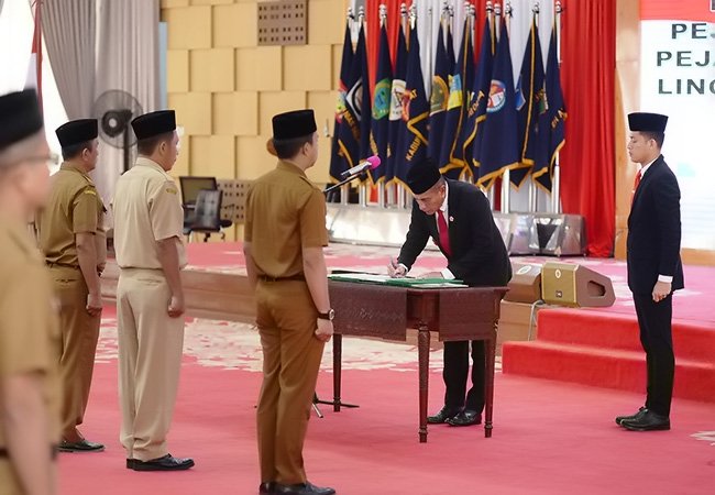 Jelang 4H Akhir Jabatan, Edy Rahmayadi Lantik 155 Pejabat Pemprov Sumut