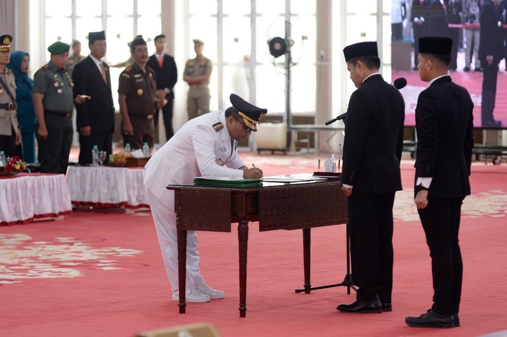 Pj. Gubernur Sumut Lantik Letnan Dalimunte Jadi Pj. Wali Kota P.sidimpuan