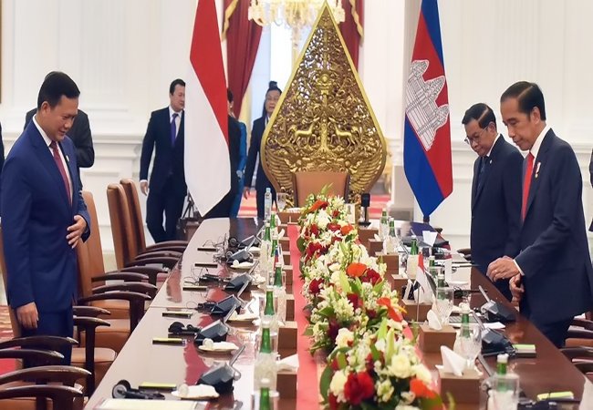 Ketahanan Pangan hingga Perlindungan WNI Jadi Pembahasan Jokowi dan PM Kamboja