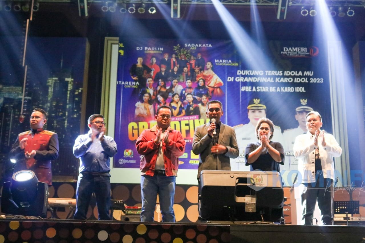 Wakil Bupati Karo Saksikan Grand Final Karo Idol 2023