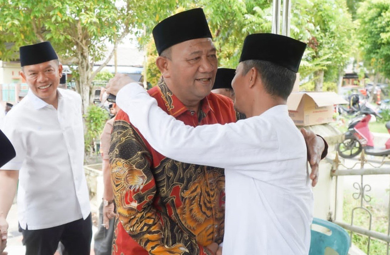 Doakan Amal Ibadahnya Diterima, Syah Afandin Bertakziah di Kediaman Almarhum Bribda M.Fahrel Kinandung