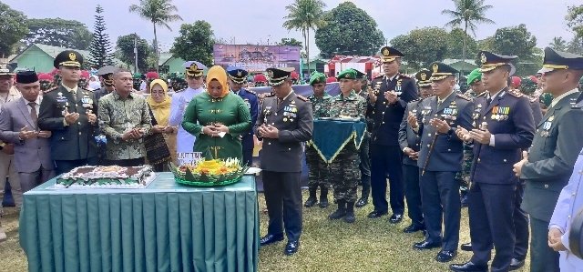 Pimpin Upacara HUT TNI Ke-78, Danrem 023 Bacakan Amanat Panglima dan Beri Pesan