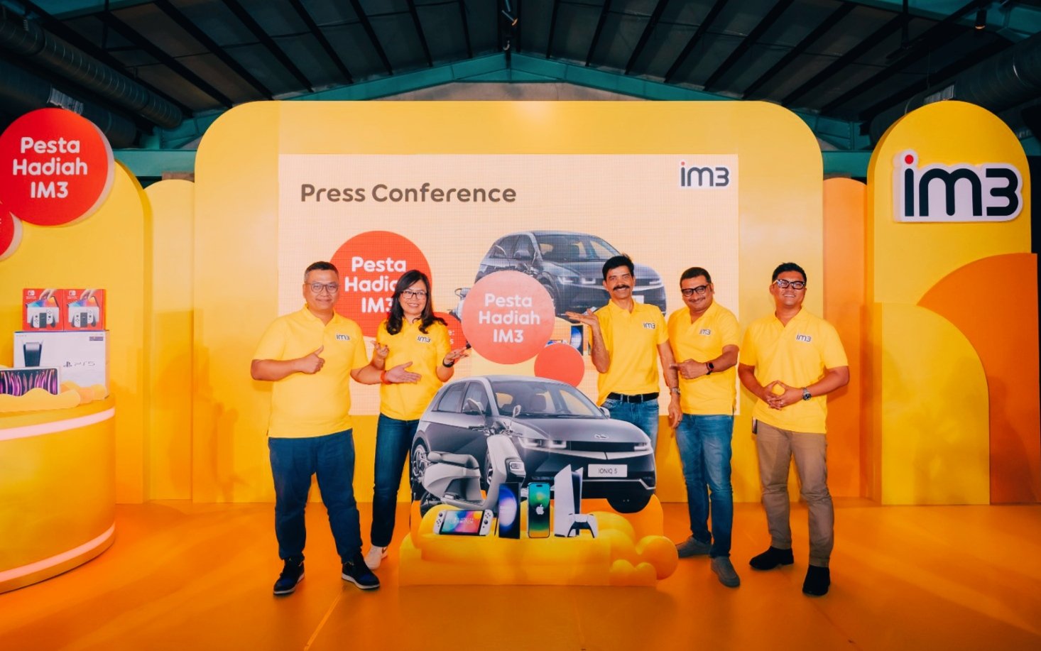 Pesta IM3, Berikan  Kesempatan Menangkan Mobil Listrik dan Ribuan Hadiah